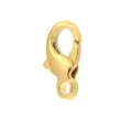 Karabiner Guss gewölbt Achse vernietet 11 mm 333/- gelb