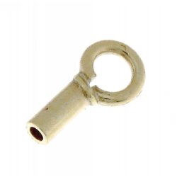 Röhrchen mit Öse Ø 1,4 + 0,6 mm Silber