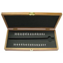 Ringmaß Set halbrund/bombiert 5,0 mm