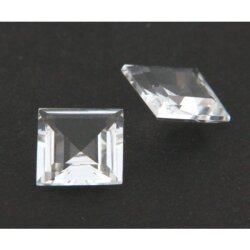 Bergkristall carre step cut 11 x 11 mm