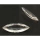 Bergkristall navette 6 x 3 mm