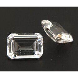 Bergkristall achteck step cut 10 x 8 mm