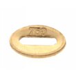 Stempelöse oval 750/- gelb