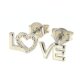 Ohrstecker "Love"