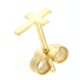 Ohrstecker Kreuz 585/- gelb