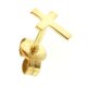 Ohrstecker Kreuz 585/- gelb