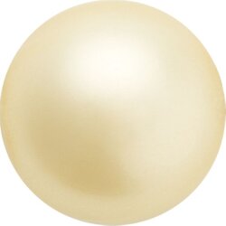 Muschelperle rund agb. Ø 5,0 mm softgelb