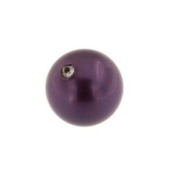 Muschelperle rund agb. Ø 12,0 mm violett