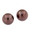 Muschelperle rund agb. Ø 5,0 mm burgund