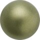 Muschelperle rund agb. 4,0 mm moosgrün