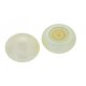 Muschelperle button agb. Ø 8,0 weiß
