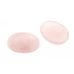 Cabochon oval 6 x 4 mm Rosaquarz