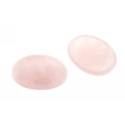 Cabochon oval 10 x 7 mm Rosaquarz