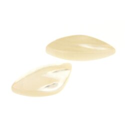 Perlmutt weiß fantasie 13,4 x 9,1 mm