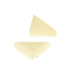 Perlmutt weiß dreieck Platte 8,3 x 3,8 mm