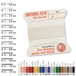 Naturseide 1N 2 m weiß - 8