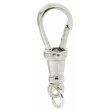 Karabiner für Uhrenkette Öse fest 22 mm Silber