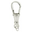 Karabiner für Uhrenkette Öse fest 23,6 mm Silber