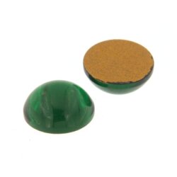 Simili cabochon foliert emerald Ø 7,0 mm