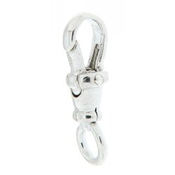 Karabiner für Uhrenkette 19 mm Silber