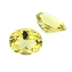 Lemonquarz oval 14 x 10 mm