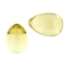 Lemonquarz pampel poliert agb. 12 x 8 mm