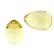 Lemonquarz pampel poliert agb. 12 x 8 mm