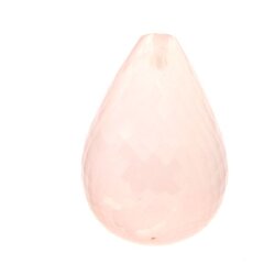 Pampel angebohrt 9 x 6 mm Rosaquarz