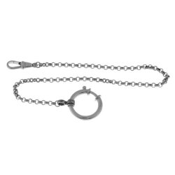 Uhrkette Erbskette Ø 3,0 mm 26,5 cm Silber