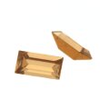 Simili baguette foliert gold topaz 5 x 2,5 mm