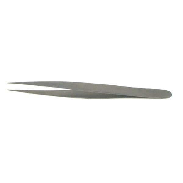 Lötpinzette - Klemmpinzette - Kreuzpinzette - Technische Pinzette, abgewinkelte Spitze, Länge 16 cm, Modellbau Werkstatt Industrie