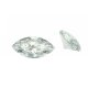 Zirkonia weiß navette 6 x 3 mm