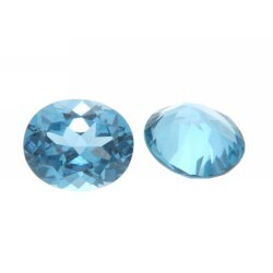 Aquamarin oval 5 x 3 mm