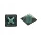Synth. Turmalin carre princess cut 8 x 8 mm