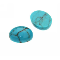 Türkis oval cabochon 11,5 x 6,5 mm