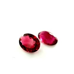 Turmalin rot oval 8 x 6 mm