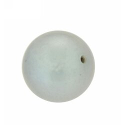 SW Zuchtperle grau rund angebohrt
