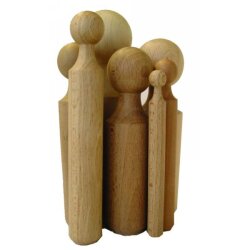 Kugelpunze aus Holz Ø 75 mm