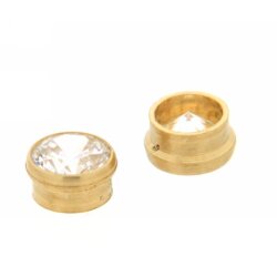 Zarge Zirk. weiß Ø 2,0 mm pre-setting 750/- gelb