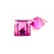 Synth. Kunzit carre step cut 6 x 6 mm