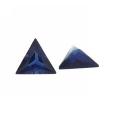 Synth. Saphir dreieck cut corner 6 x 6 mm