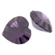 Zirk. amethyst herz flash cut 20 x 20 mm