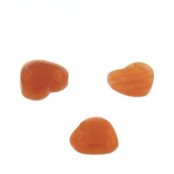 Koralle herz cabochon 4 x 4 mm