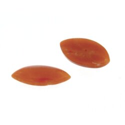 Rek. Koralle navette cabochon