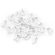 Anhänger Satz "A - Z" 7 mm Silber