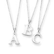 Anhänger Satz "A - Z" 7 mm Silber