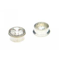 Zarge Zirk. weiß Ø 3,5 mm pre-setting Silber