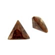 Zirkonia braun dreieck 3 x 3 mm