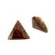 Zirkonia braun dreieck 3 x 3 mm