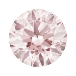 Zirkonia pale rose Brillantschliff